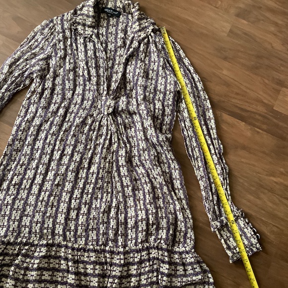 Adele Fado silk long sleeves dress - Picture 10 of 13